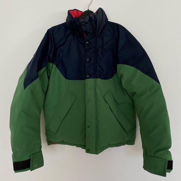 Burberry Reversible Color Block Nylon Down Puffer - Picture 3 of 8